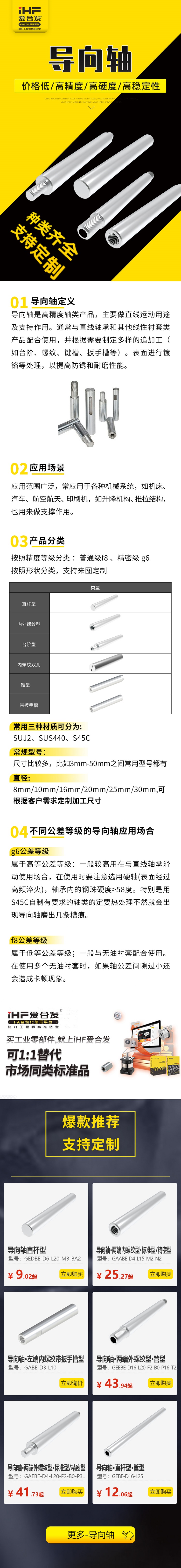 帶你30秒了解導向軸的應用場景及產品（pǐn）分類